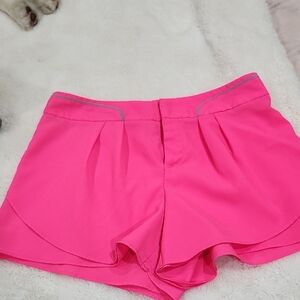 L'Amour Vibrant Pink Athletic Shorts